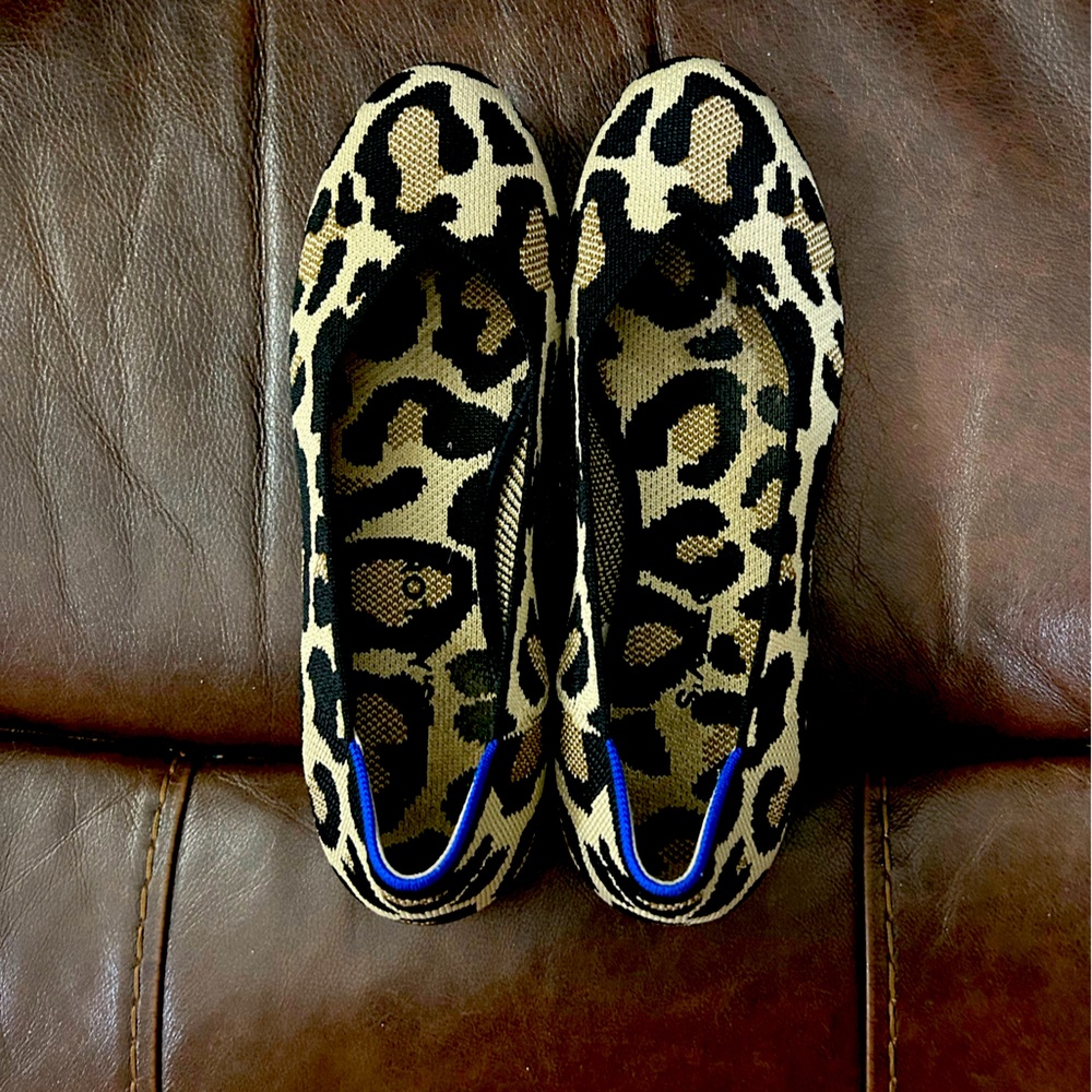 Rothy’s the flat leopard size 8.5